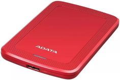 Внешний жесткий диск A-DATA HV300, 4Тб, красный [ahv300-4tu31-crd]
