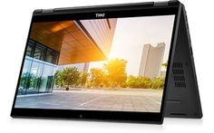 Ноутбук-трансформер DELL Latitude 7390 2-in-1, 13.3&quot;, Intel Core i5 8250U 1.6ГГц, 8Гб, 256Гб SSD, Intel UHD Graphics 620, Windows 10 Professional, 7390-1665, черный