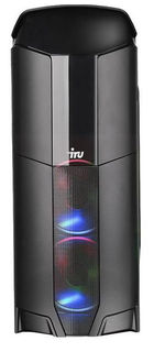Компьютер IRU Premium 525, AMD Ryzen 5 1600, DDR4 16Гб, 1000Гб, NVIDIA GeForce GTX 1070 - 8192 Мб, Free DOS, черный [1002316]