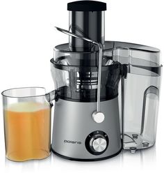 Соковыжималка POLARIS PEA1023A, центробежная, черный и нержавеющая сталь