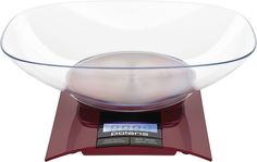 Весы кухонные POLARIS PKS 0349DL, бордовый
