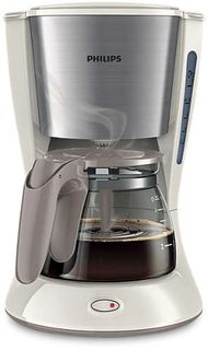 Кофеварка PHILIPS HD7436/00, капельная, белый