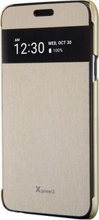 Чехол (флип-кейс) LG M320 VOIA, для LG X Power 2, золотистый