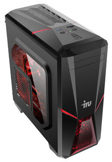 Компьютер IRU Premium 515, Intel Core i5 8500, DDR4 16Гб, 1000Гб, 256Гб(SSD), NVIDIA GeForce GTX 1060 - 3072 Мб, Free DOS, черный [1057182]
