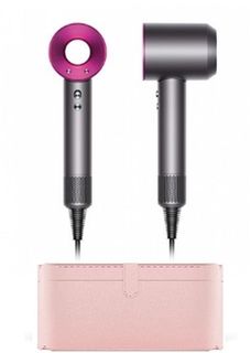 Фен DYSON HD01 Supersonic Pink Case, 1600Вт, фуксия и серебристый