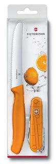 Набор ножей Victorinox Color Twins (1.8901.L9) компл.:2шт оранжевый европодвес