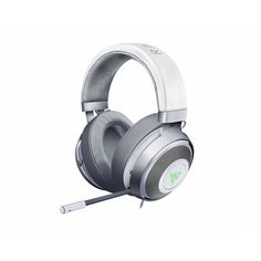 Наушники с микрофоном RAZER Kraken 7.1 V2 Oval Mercury, мониторы, белый [rz04-02060300-r3m1]