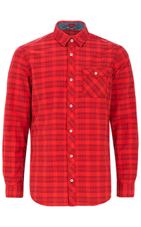 Красная рубашка S.Oliver Casual Man