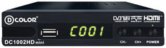 Ресивер DVB-T2 D-Color DC1002HD mini
