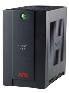 Стабилизатор напряжения APC Back-UPS 650VA (черный) A.P.C.