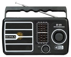 Радиоприемник Supra ST-121 (черный)