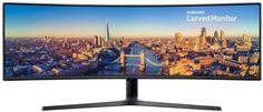 Монитор Samsung C49J890DKI (темно-серый)