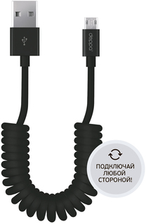 Кабель Deppa USB-microUSB 2м (черный)