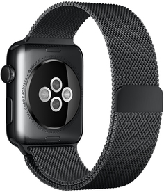 Ремешок Apple Milanese Loop для Apple Watch 42 мм (черный космос)