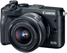 Фотоаппарат со сменной оптикой Canon EOS M6 15-45 IS STM (черный)