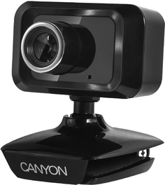 Веб камера Canyon CNE-CWC1 (черный, серебристый)