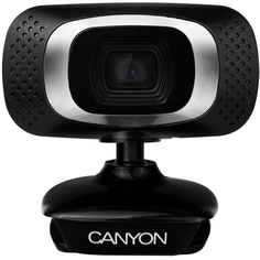 Веб камера Canyon CNE-CWC3 (черный, серебристый)