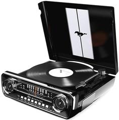Виниловый проигрыватель ION Audio MUSTANG LP с радио (черный)