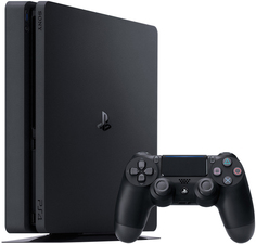 Игровая приставка Sony PlayStation 4 Slim 1TB + Gran Turismo Sport (черный)