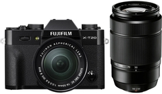 Фотоаппарат со сменной оптикой Fujifilm X-T20 Kit 16-50mm + 50-230mm (черный)