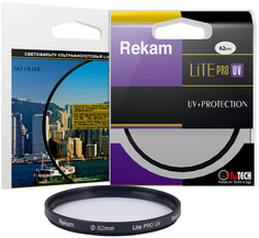 Комплект Rekam светофильтр UV 62 мм + переходное кольцо 58-62 мм