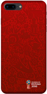 Клип-кейс Deppa FIFA для Apple iPhone 8 Plus/7 Plus Official Pattern (красный)