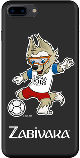 Клип-кейс Deppa FIFA для Apple iPhone 8 Plus/7 Plus Zabivaka_2 (черный)