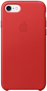 Клип-кейс Apple для iPhone 7/8 кожаный (красный)