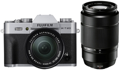 Фотоаппарат со сменной оптикой Fujifilm X-T20 Kit 16-50mm + 50-230mm (серебристый)