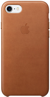 Клип-кейс Apple для iPhone 7/8 кожаный (золотисто-коричневый)