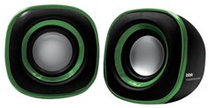 Компьютерная акустика BBK CA-301S (черно-зеленый)