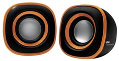 Компьютерная акустика BBK CA-301S (черно-оранжевый)