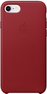 Клип-кейс Apple Leather Case для iPhone 7/8 (красный)