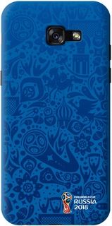 Клип-кейс Deppa FIFA для Samsung Galaxy A5 (2017) Official Pattern (синий)