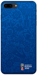 Клип-кейс Deppa FIFA для Apple iPhone 8 Plus/7 Plus Official Pattern (синий)