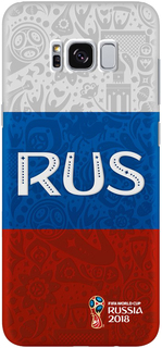 Клип-кейс Deppa FIFA для Samsung Galaxy S8 Flag Russia (триколор)