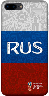 Клип-кейс Deppa FIFA для Apple iPhone 8 Plus/7 Plus Flag Russia (триколор)