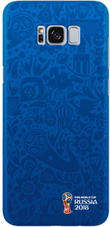 Клип-кейс Deppa FIFA для Samsung Galaxy S8+ Official Pattern (синий)