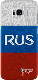 Клип-кейс Deppa FIFA для Samsung Galaxy S8+ Flag Russia (триколор)