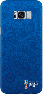 Клип-кейс Deppa FIFA для Samsung Galaxy S8 Official Pattern (синий)