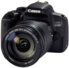 Зеркальный фотоаппарат Canon EOS 800D EF-S 18-200 IS (черный)