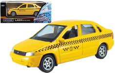 Машинка Autotime "LADA KALINA" Такси (желтый)