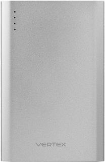 Портативное зарядное устройство Vertex 5000 мАч MFI + кабель 8pin (серебристый)