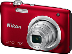 Цифровой фотоаппарат Nikon Coolpix A100 (красный)