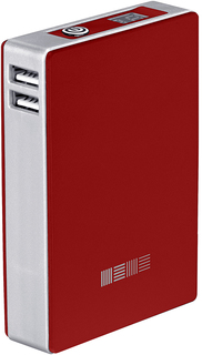 Портативное зарядное устройство InterStep PB10402U 10400 мАч (красный)