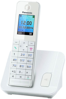 Радиотелефон Panasonic KX-TGH210 (белый)