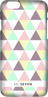 Клип-кейс So Seven Graphic Pastel принт Triangle для Apple iPhone 7/8 (с рисунком)