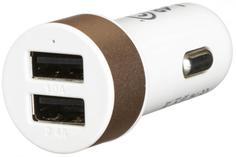 Автомобильное зарядное устройство LAB.C Dual USB Car Charger (золотой)