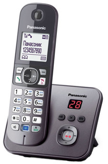 Радиотелефон Panasonic KX-TG6821 (серый металлик)