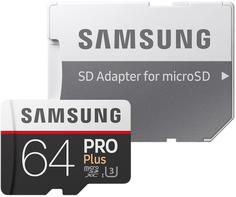 Карта памяти Samsung microSD PRO Plus 64GB